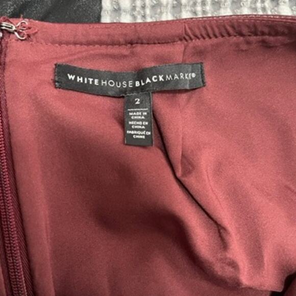 White House Black Market Red Mini Skirt Size 2 - Picture 2 of 6